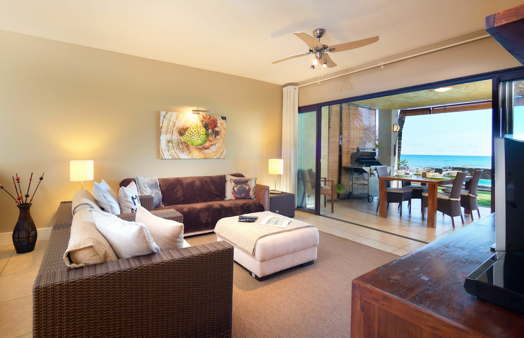 Bel Azur Beach Residence With Lov Trou-aux-Biches Extérieur photo